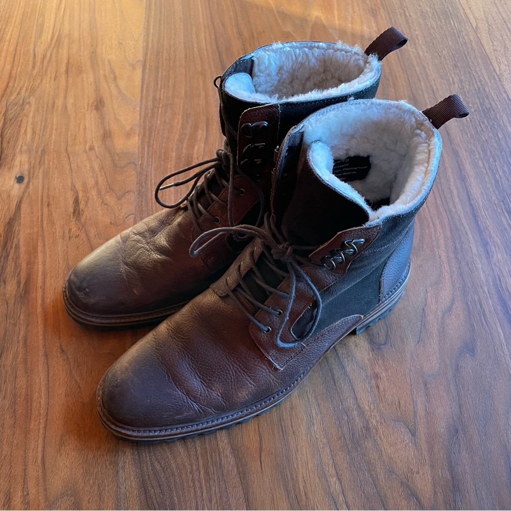 Banana Republic Leather Winter Boots